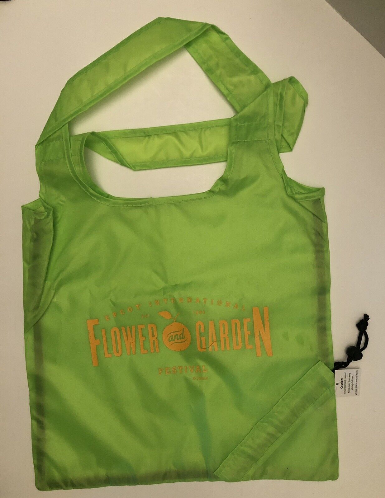 2016 Disney Epcot International Flower & Garden Festival Reusable Tote Bag NWT