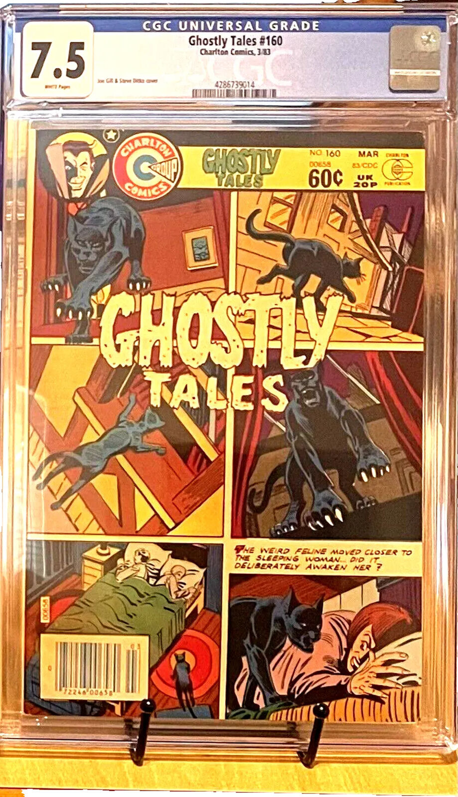 Vintage Ghostly Tales #160 March 1983 Charlton Art By Steve Ditko 7.5 CGC