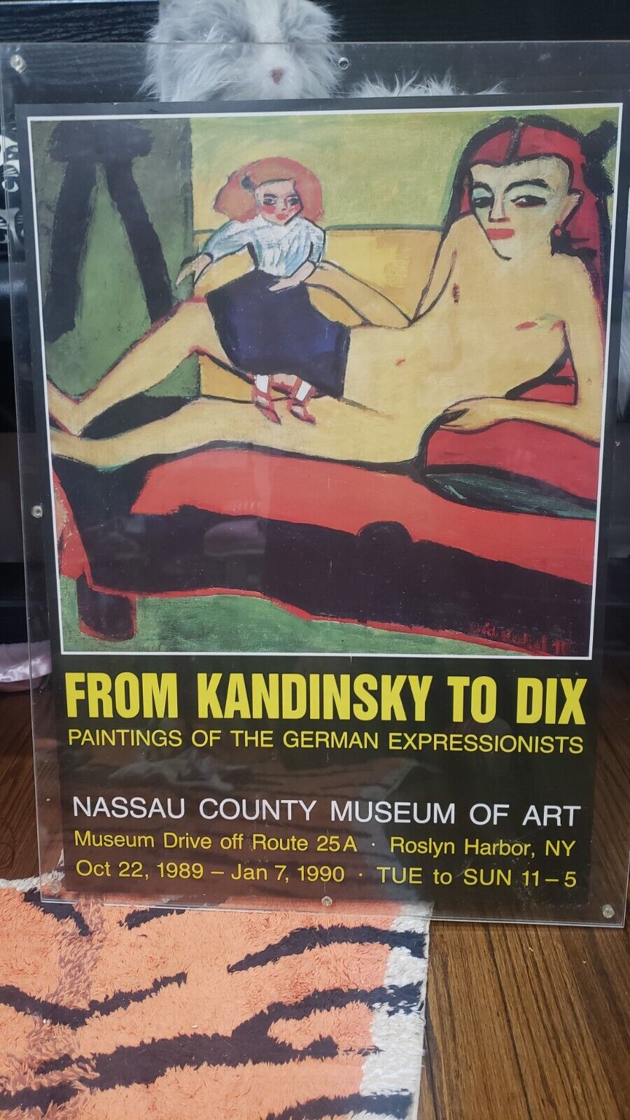 RARE Poster From Kandinsky To Dix German Expressionits Exposition Acrylic Frame