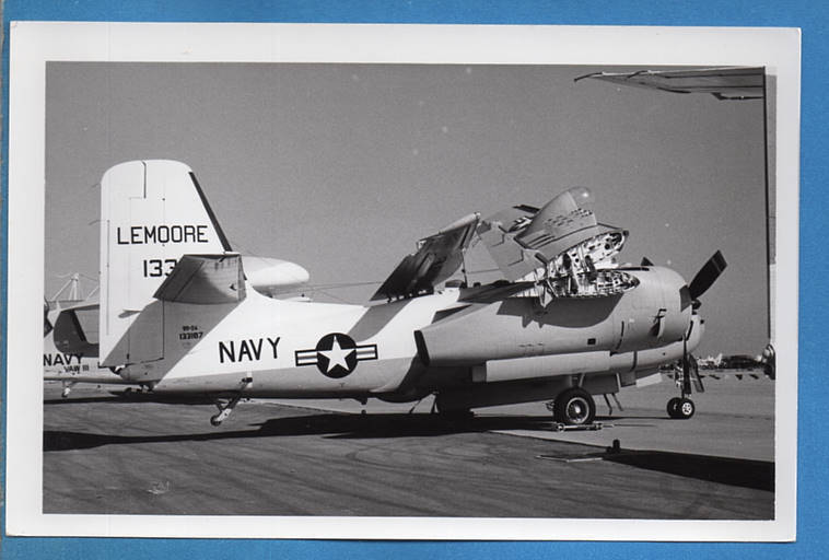1960-70s Navy Grumman S-2A Tracker 133187 Anti Submarine Lemoore Original Photo