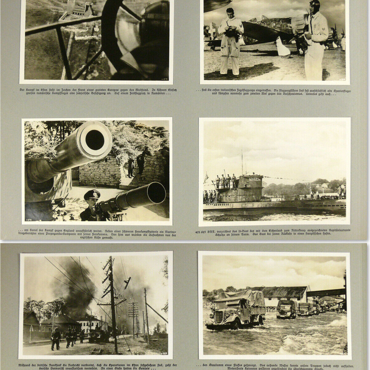 Greater Germany World Affairs 1941 Photo Album w/320 WW2 Russia DAK Greece Crete