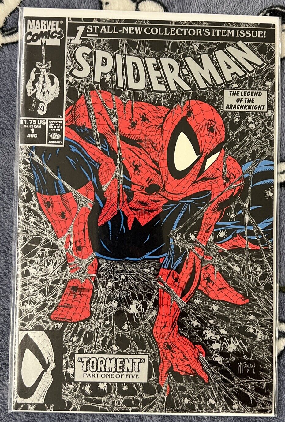 Spider-Man #1 Silver Edition 1990 Todd McFarlane