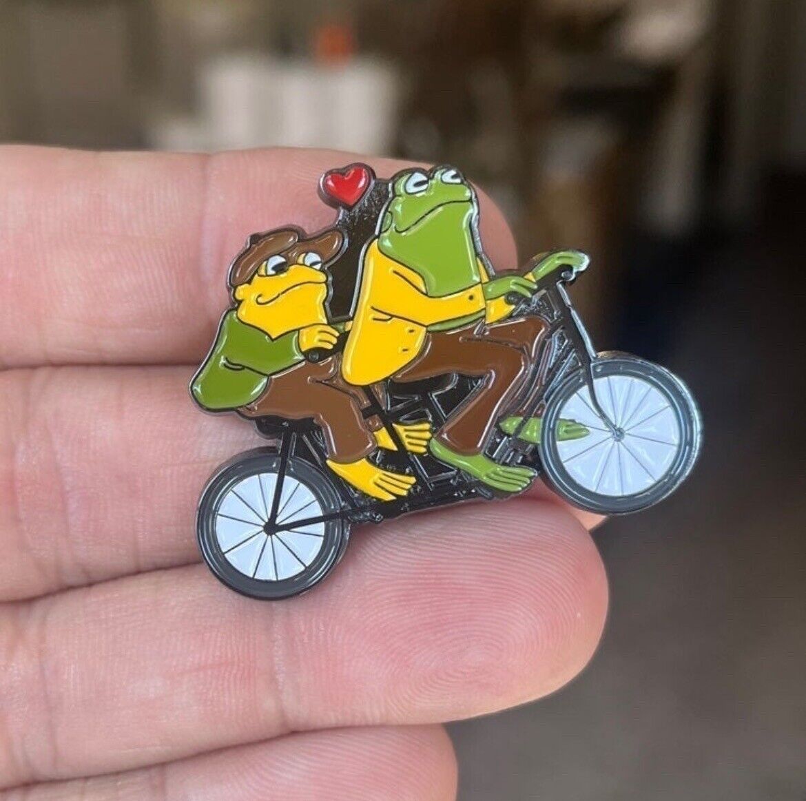 Frog And Toad Enamel Pin Retro Children’s Book Hat Lapel Bag 80s 90s Love