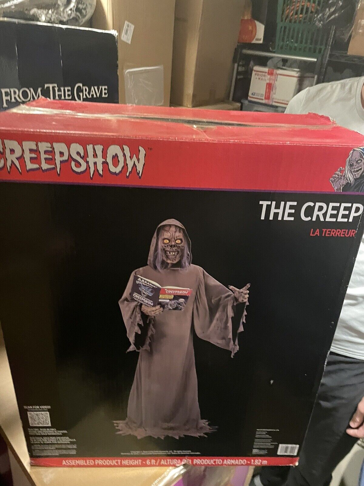 CREEPSHOW The Creep Animated Halloween Prop Animatronic RARE SOLD OUT