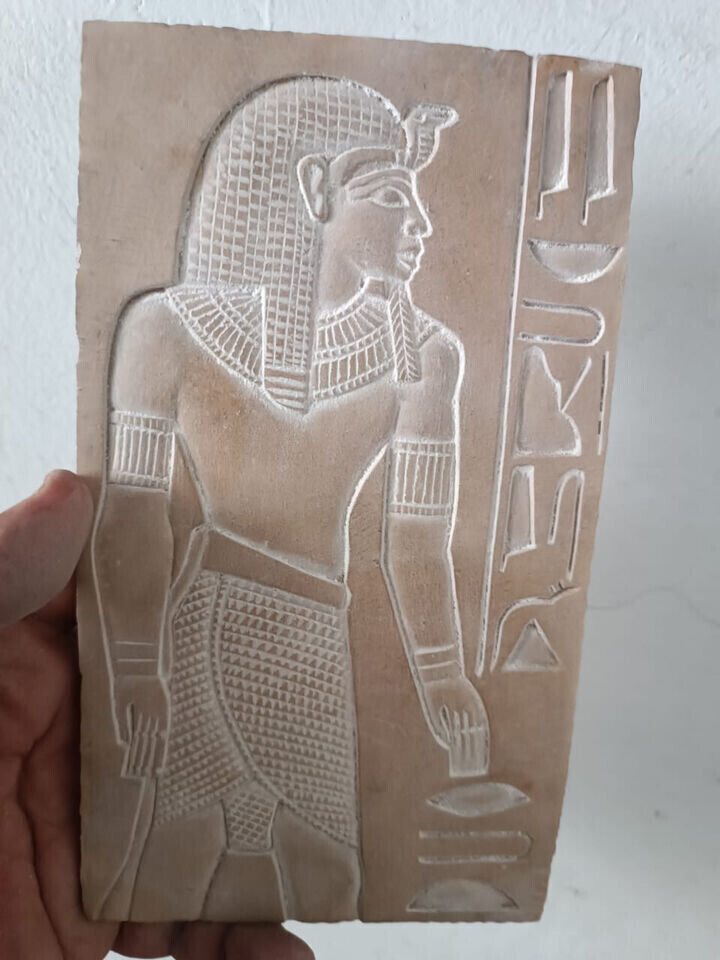 Rare Antique Ancient Egyptian Antique unique Stela King Ramses II Egyptian BC