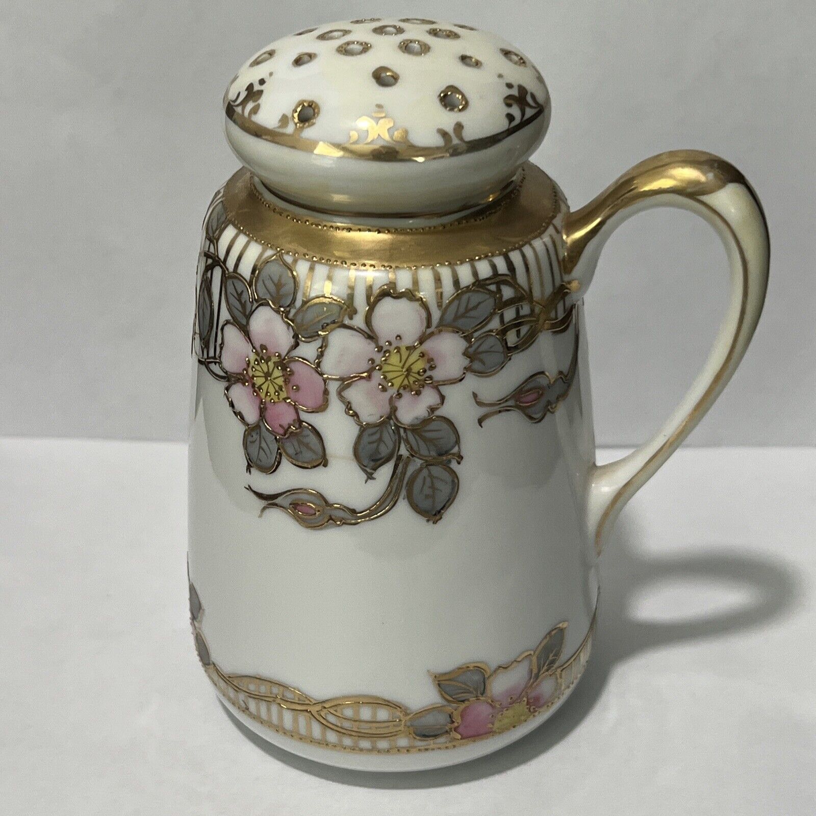 Antique Nippon Hand Painted Sugar Shaker