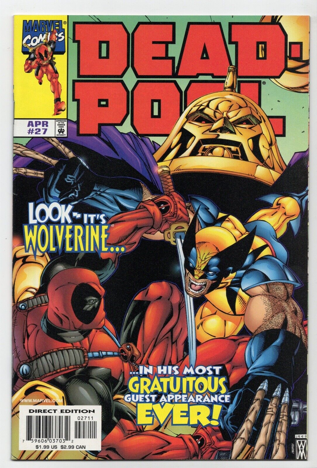 Deadpool #27 (1st Series) NM 9.4 1999 Marvel Comics