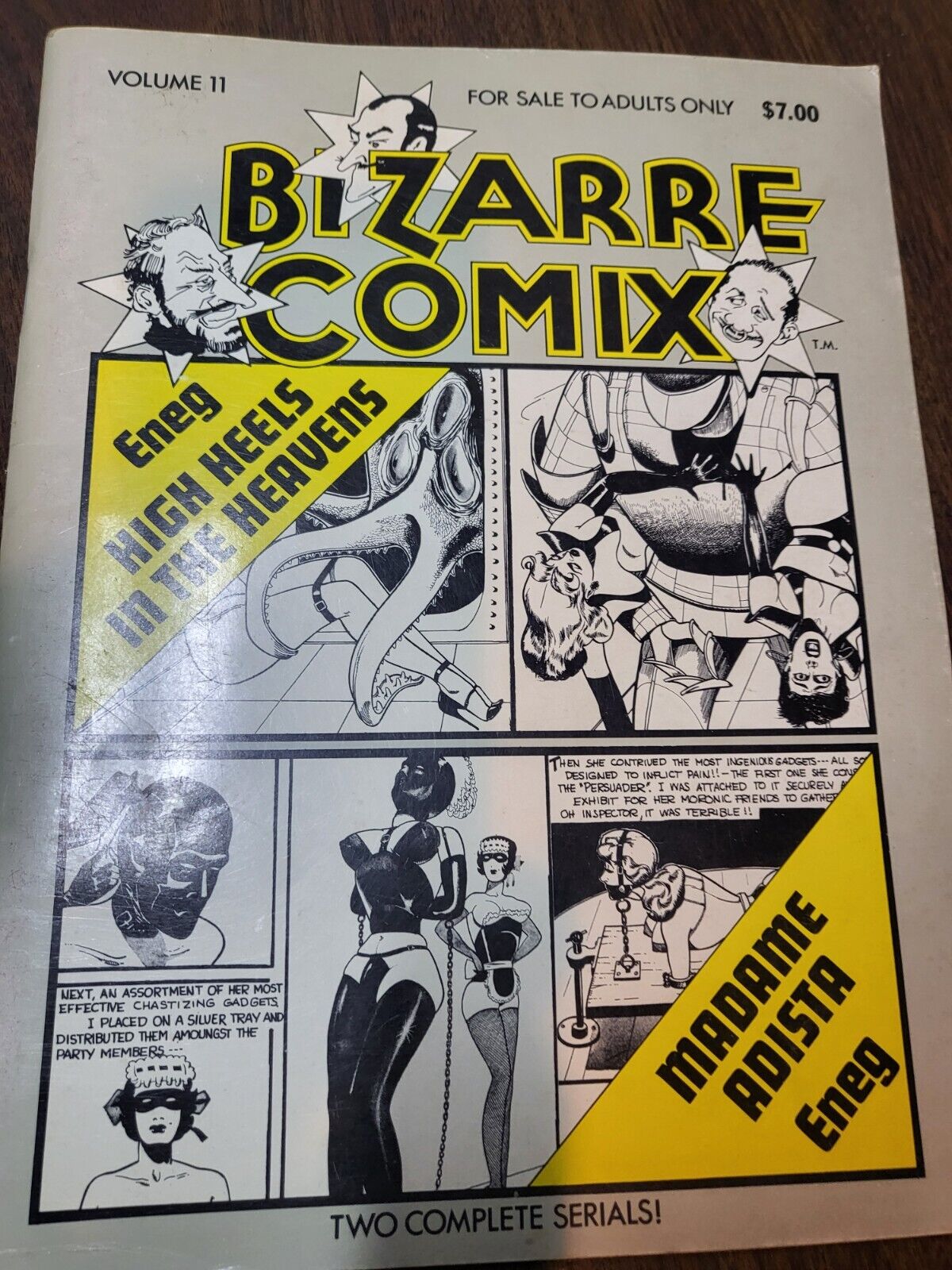 BIZARRE COMIX Volume 11 Belier Press 1980 eneg gene bilbrew ~bdsm eric stanton