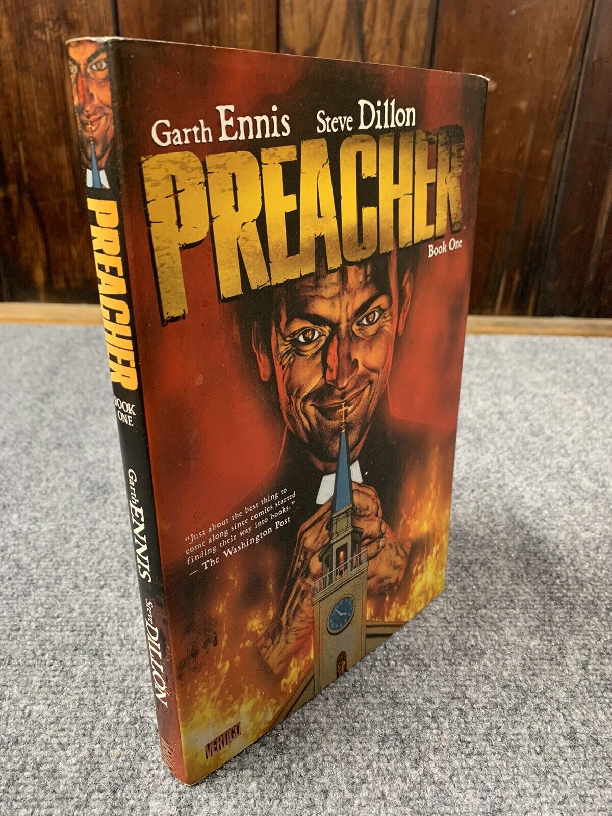 Preacher Book One by Garth Ennis Deluxe Hardcover Vertigo DC Comics
