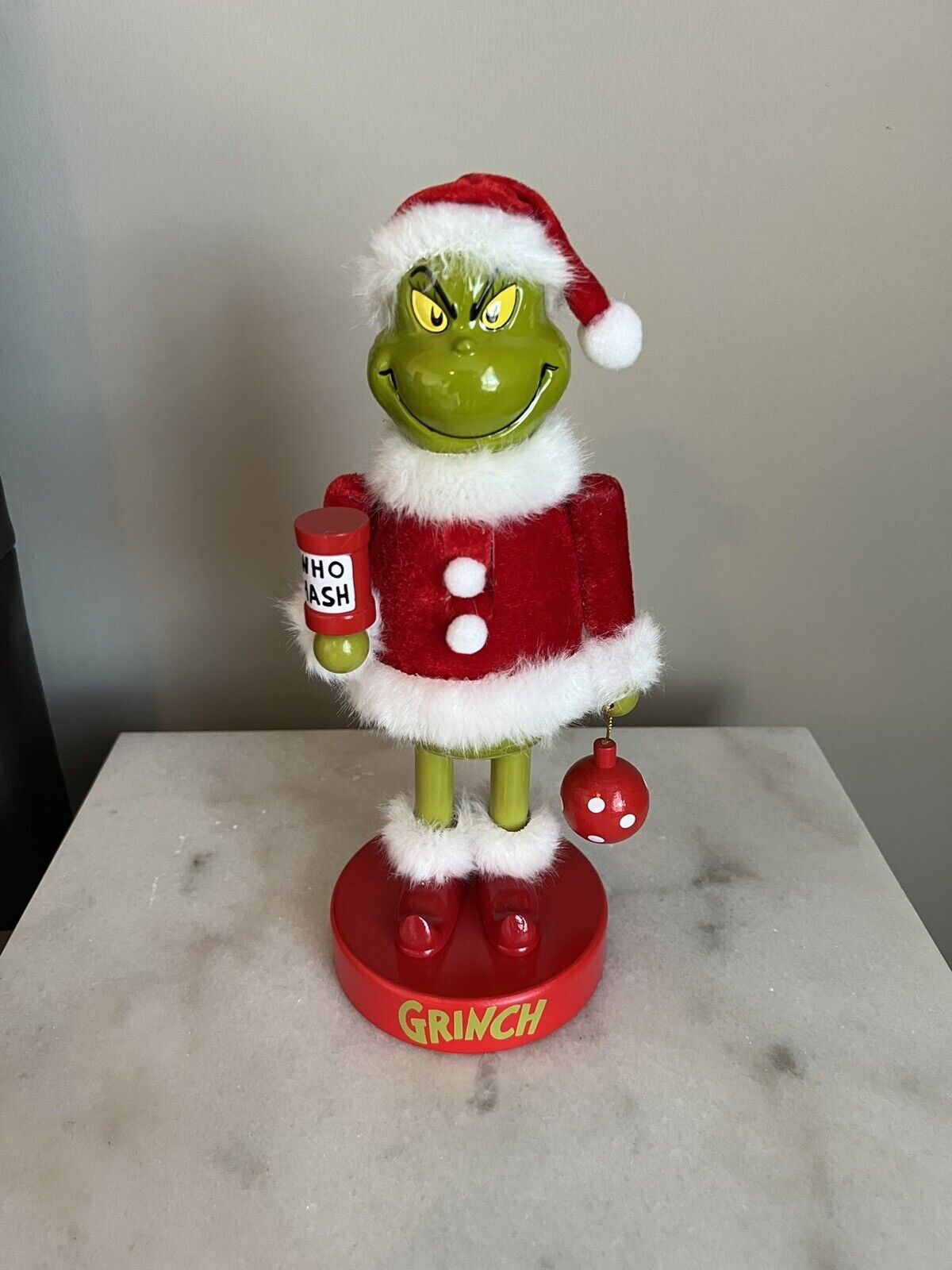 Dr. Seuss’ The Grinch Who Stole Christmas Nutcracker 11” - Wood - Brand New 2023