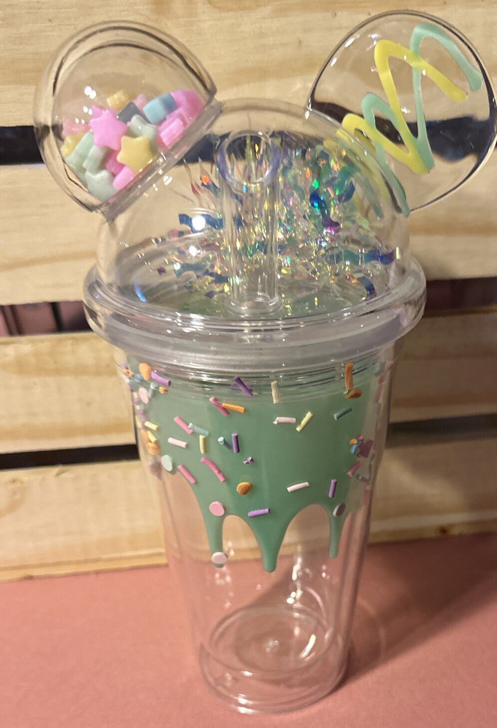 Tumbler Mouse Cup Lime Green
