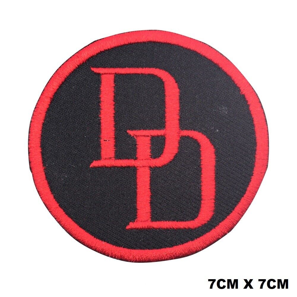 Dare Devil Circle Movie Logo Embroidered Patch Iron On/Sew On Patch Batch
