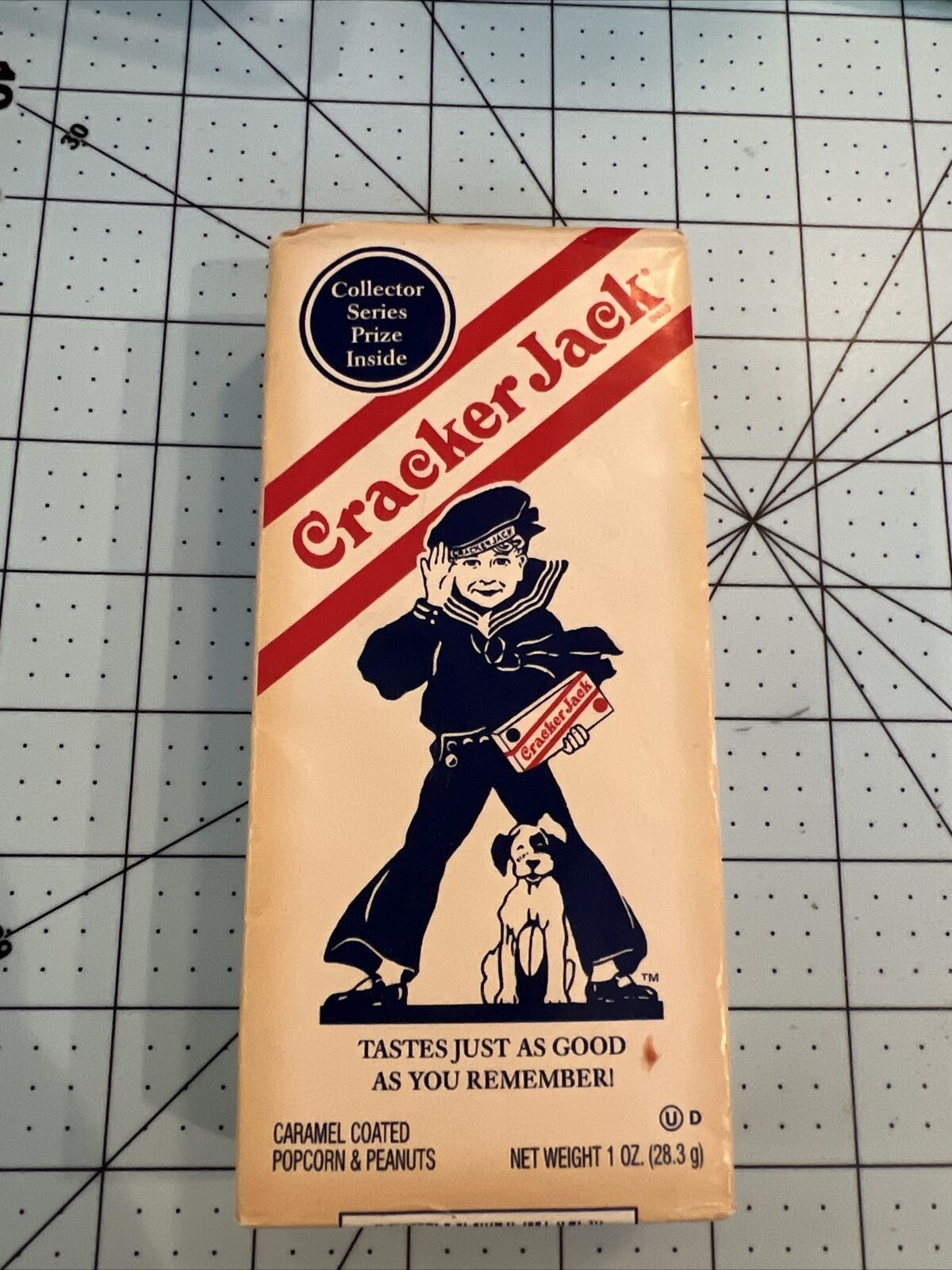 Vintage Unopened Box CRACKER JACK Sealed 1oz Collectible Series Prize Inside