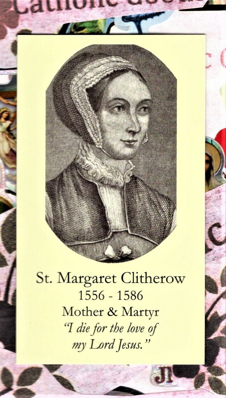 Saint St. Margaret Clitherow + Prayer (2\