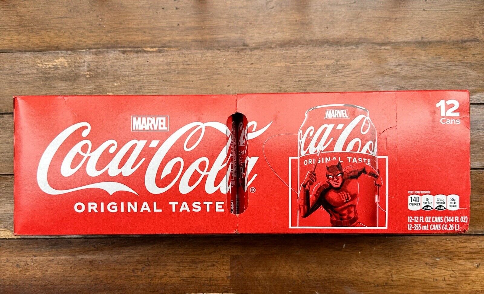 LIMITED EDITION Marvel Coke (Coca-Cola) SEALED 12 Pack of 12 Oz Cans