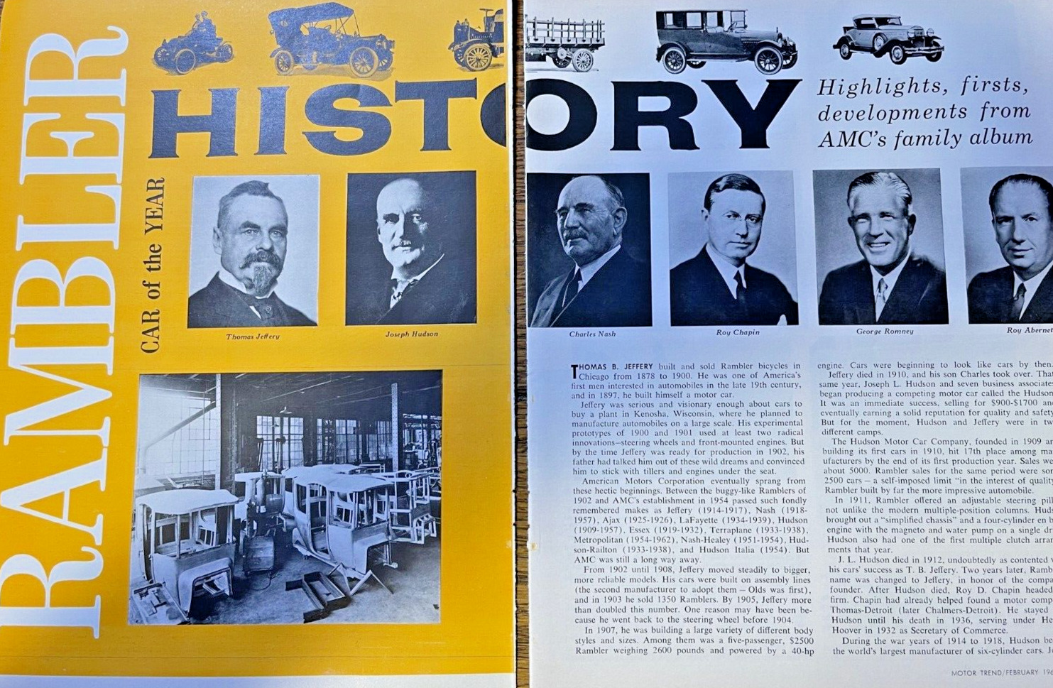 1963 History of Rambler Automobiles