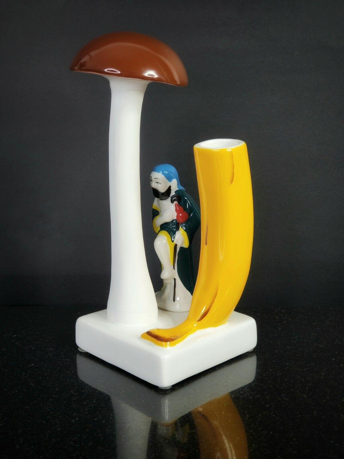 RARE Ikea Foremal Ceramic Vase Per B Sundberg Eclectic Buddha Limited Edition