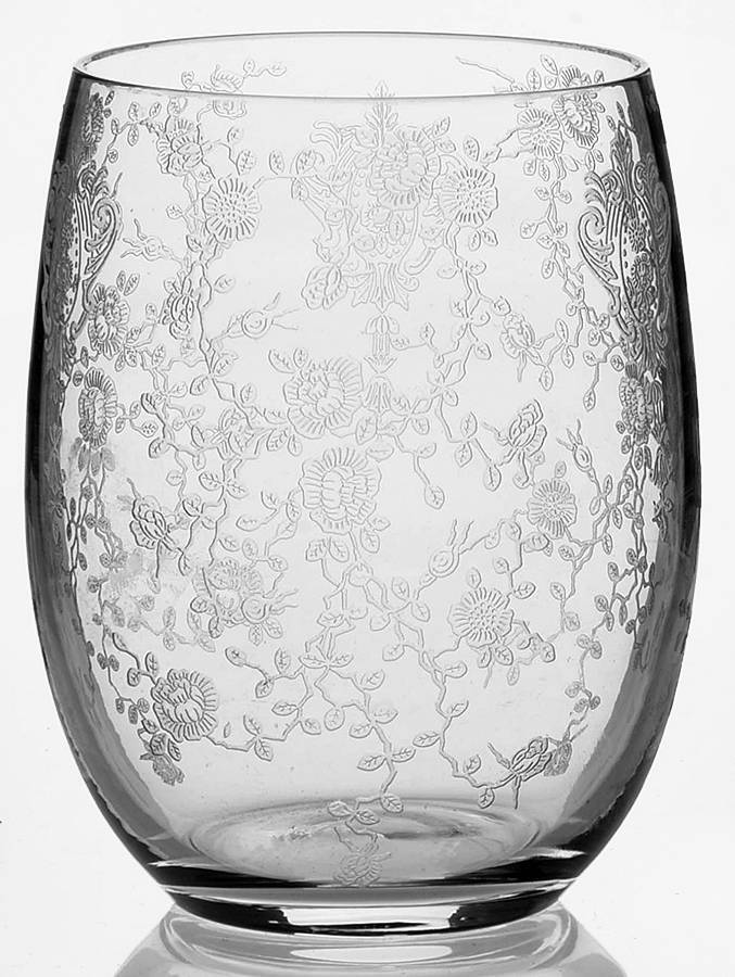 Cambridge Rose Point Clear 3400/115 13 Oz Bellied Tumbler 7035593