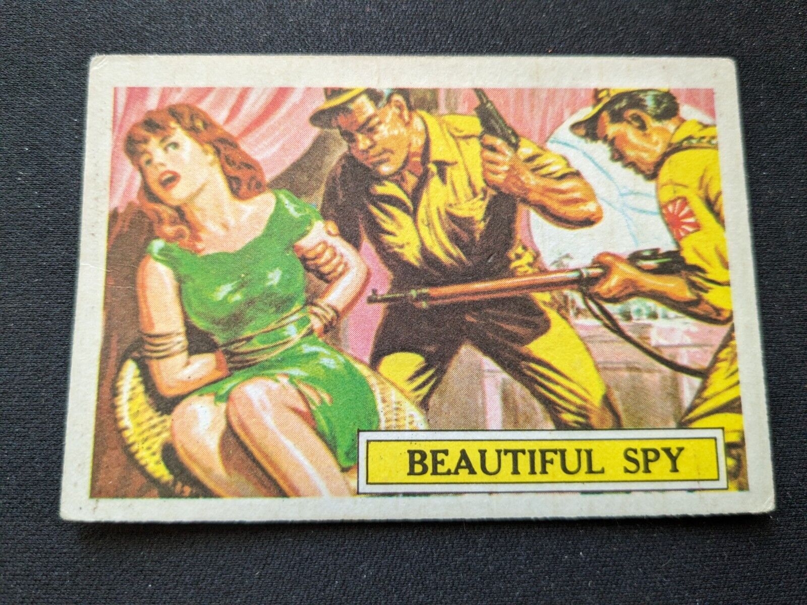 1965 A&BC Battle Card # 53 Beautiful Spy (VG/EX)
