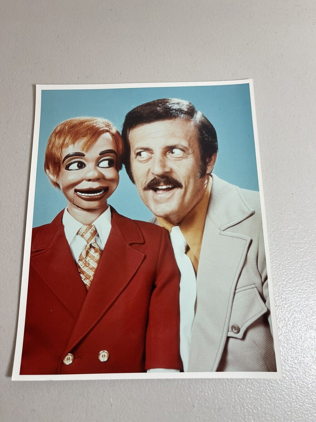 Paul Winchell Jerry Mahoney Kids Game Show Vintage 8x10 TRANSPARENCY 1972 Agfa