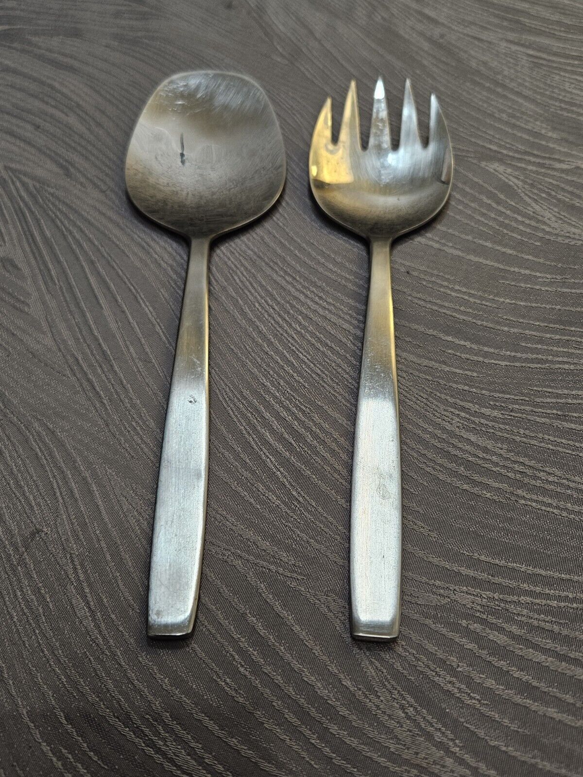 viners of sheffield stainless serving spoon and fork