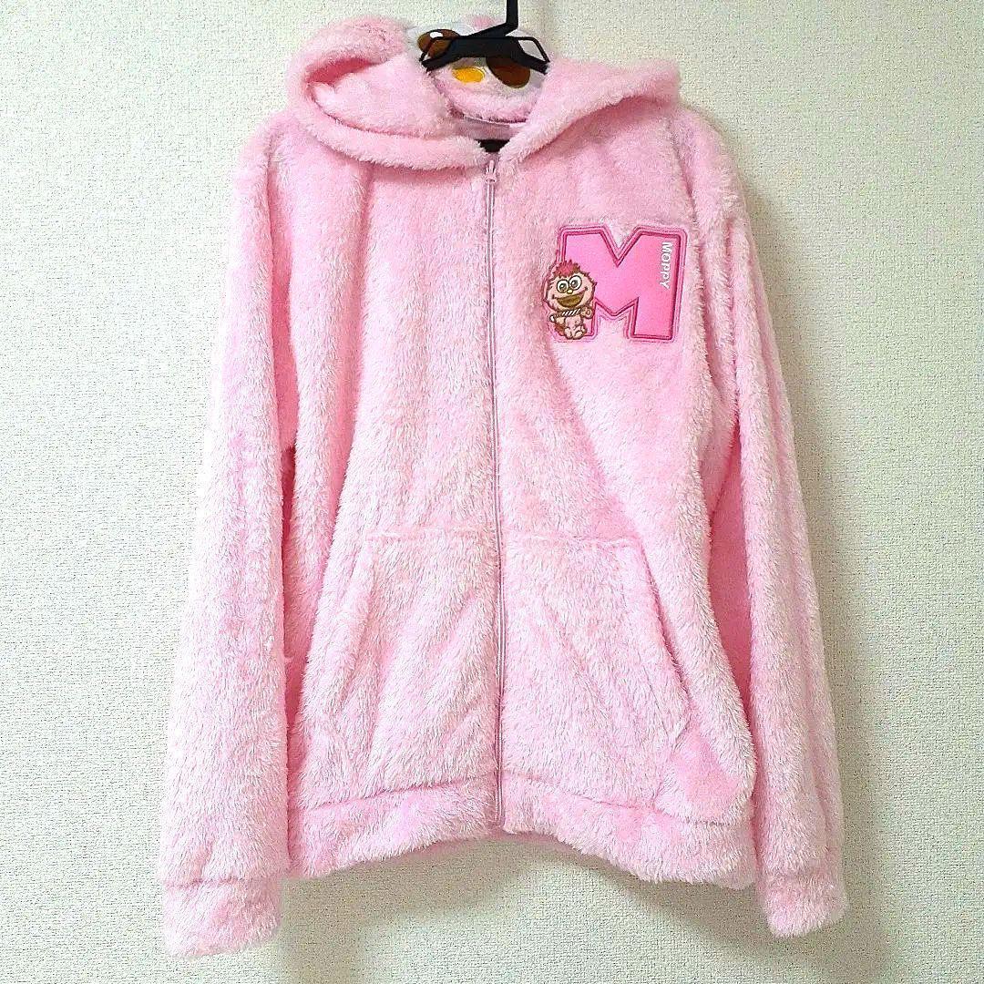 Usj Limited Sesame Street Moppy Boa Parka Pink Men\'S M Japan R6