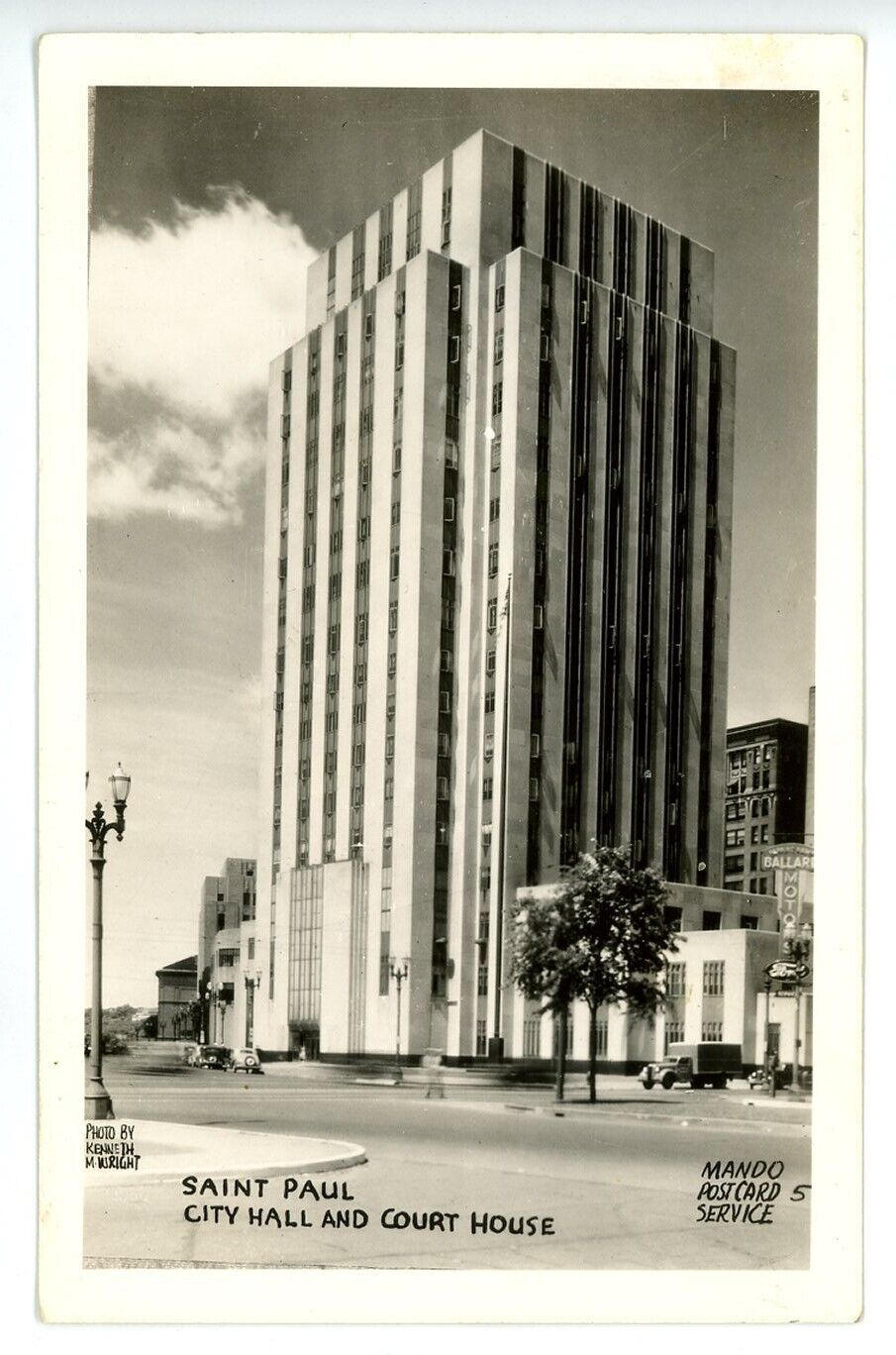 1920s? RPPC - City Hall and Court House - Saint Paul, Minnesota