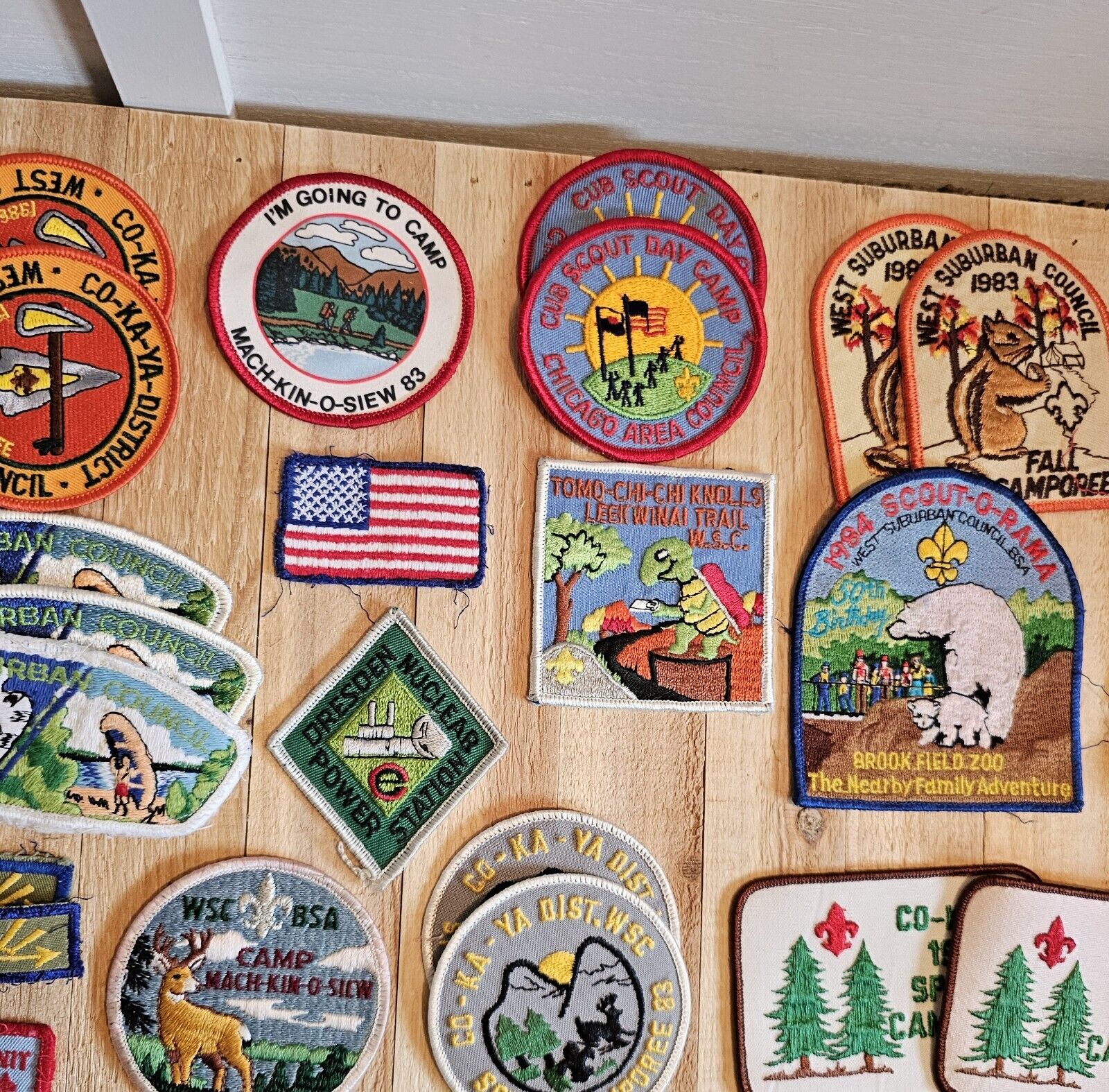 Boy Scouts Of America Vintage Patch Lot - Rare 60s 70s 80s - Chicago Boy Scouts