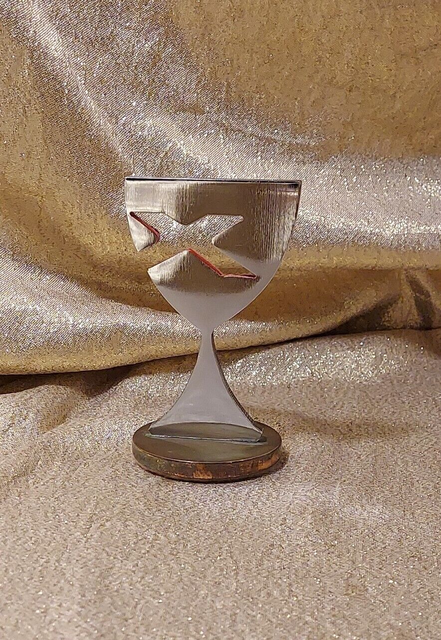 Vintage James Avery Communion Cup Chalice Goblet Paperweight Christian Decor