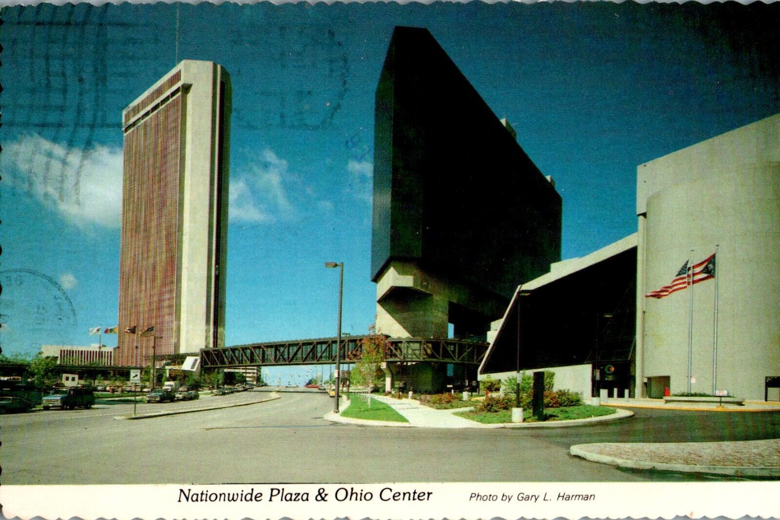 Nationwide Plaza and Ohio Center, Columbus, Ohio OH 1983 chrome Postcard