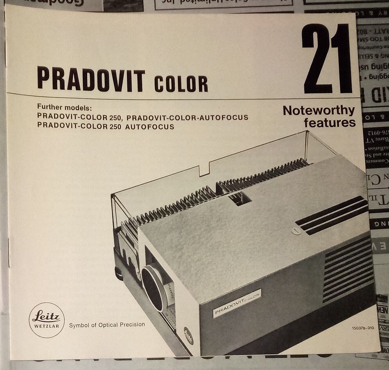 Vintage - Leica - Pradovit Color - Brochure