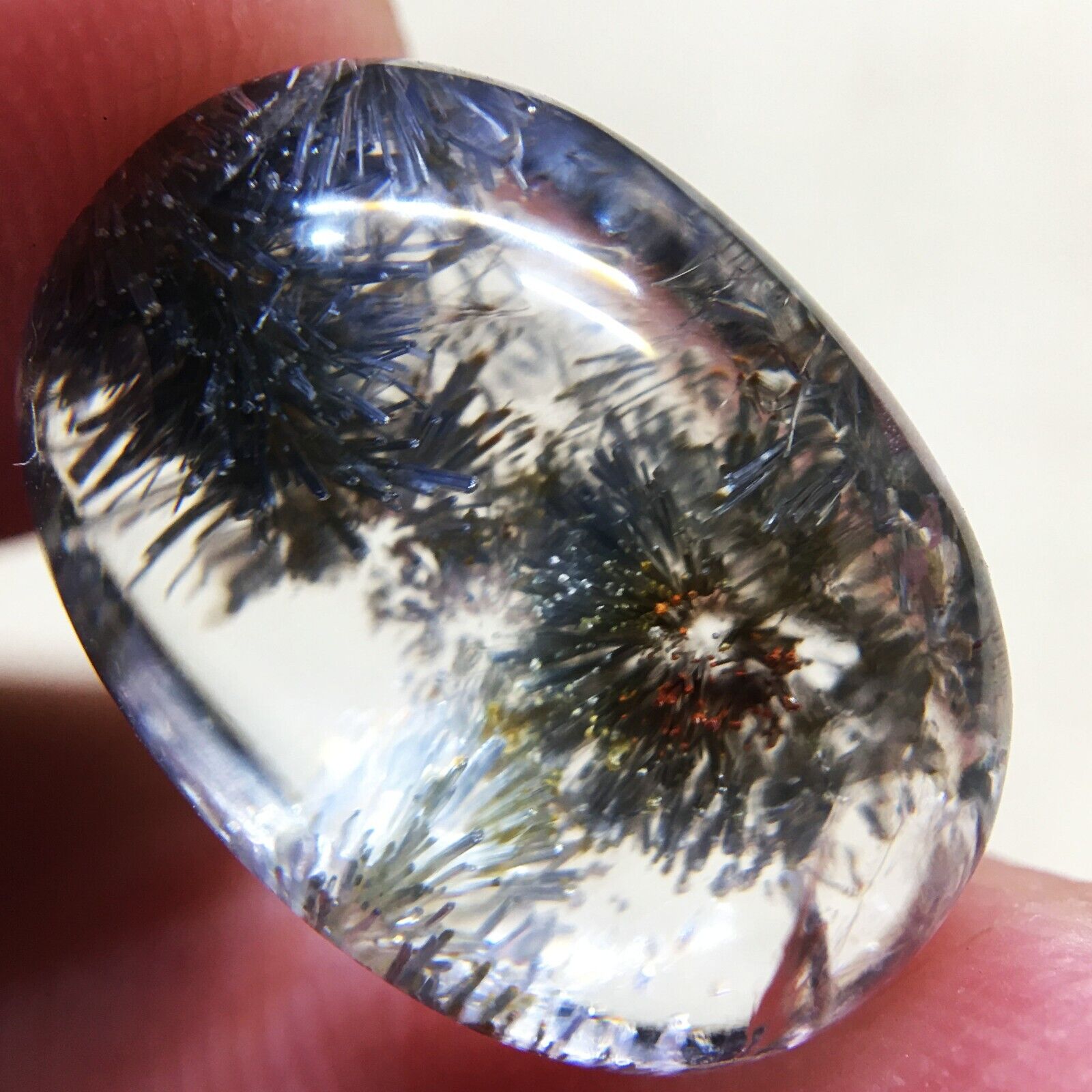 7.35Ct Very Rare NATURAL Beautiful Blue Dumortierite Quartz Crystal Pendant