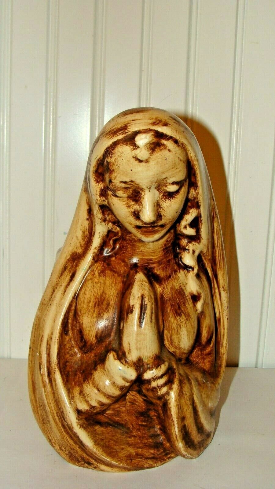 Vintage Haeger Madonna Virgin Mary Planter/Vase, 8.7\