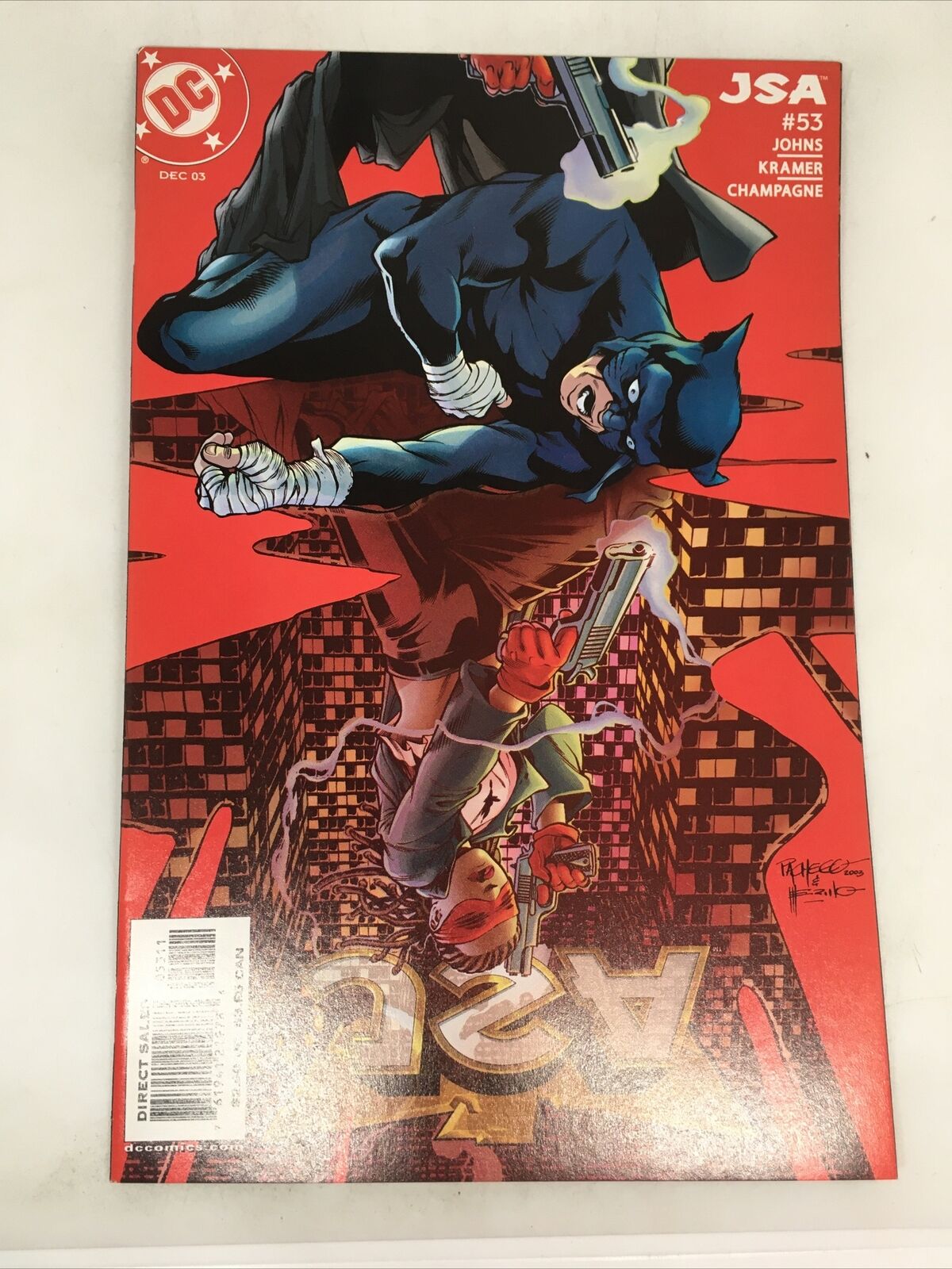 JSA #53 DC 2003 NM Geoff Johns Black Adam Crimson Avenger Wildcat 1st print