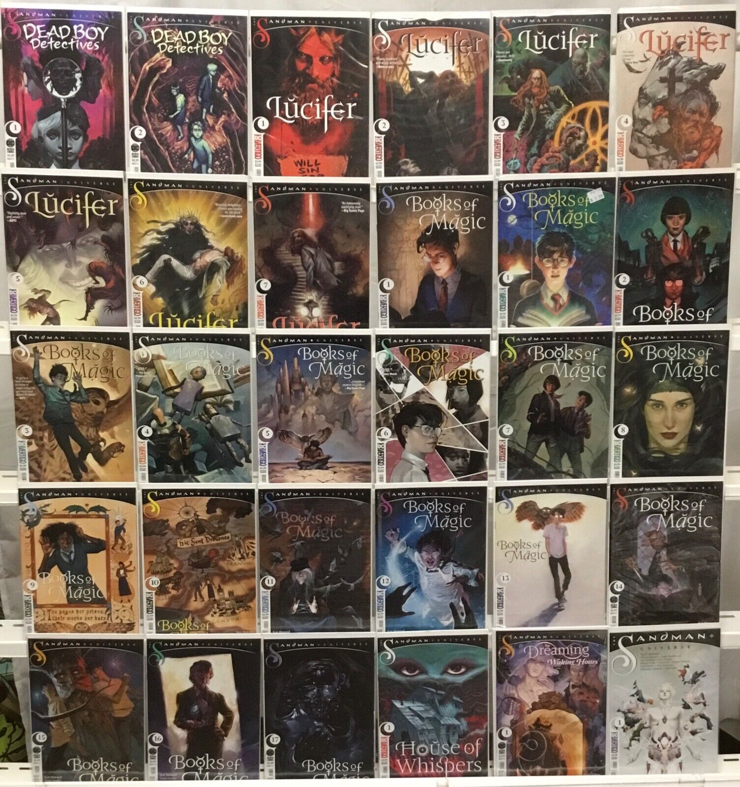Vertigo Comics Sandman Universe Comic Book Lot of 30 - Books of Magic, Lucifer