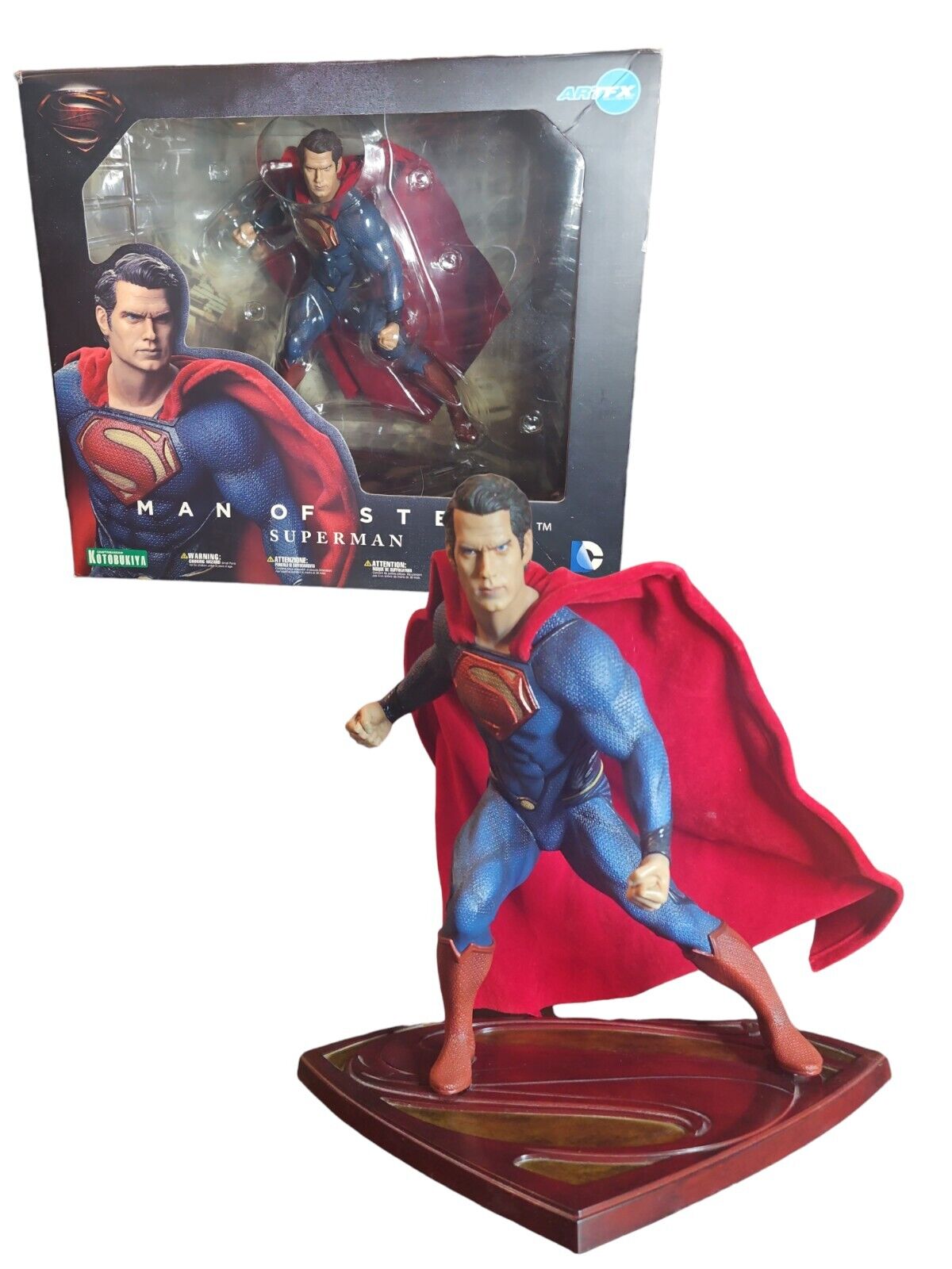 Open Box Kotobukiya Superman The Man of Steel 1/6 Statue Henry Cavill 