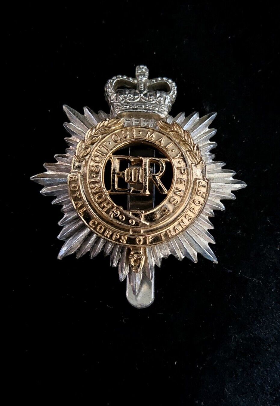 Original Royal Corps of Transport Staybrite Cap Badge British Military Regiment 