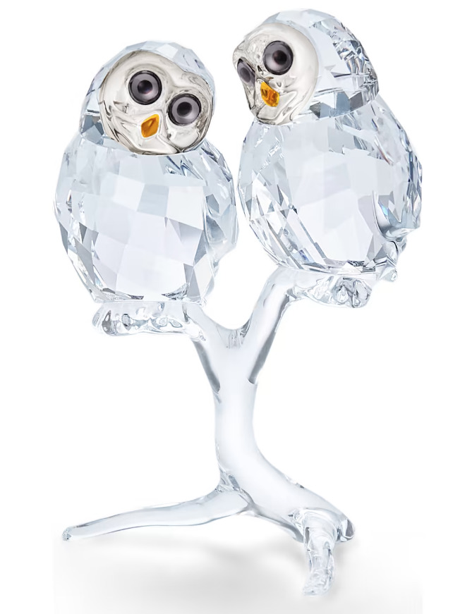 Swarovski Owl Couple Crystal Figurine - 5493722