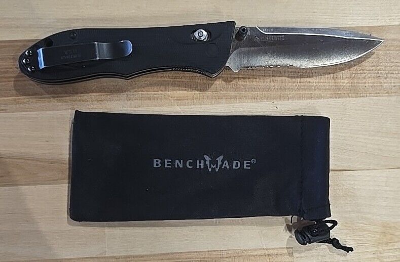 Benchmade 730 Ares Elishewitz Black G10 154CM Axis Lock Folding Pocket Knife