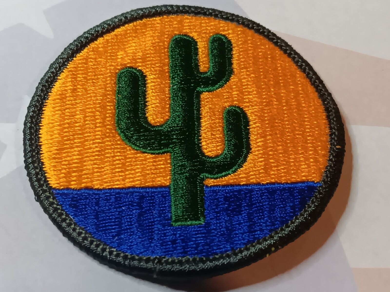 NOS Early US Army 103rd Infantry Division Color Uniform Patch 2.75'  Sew On ME