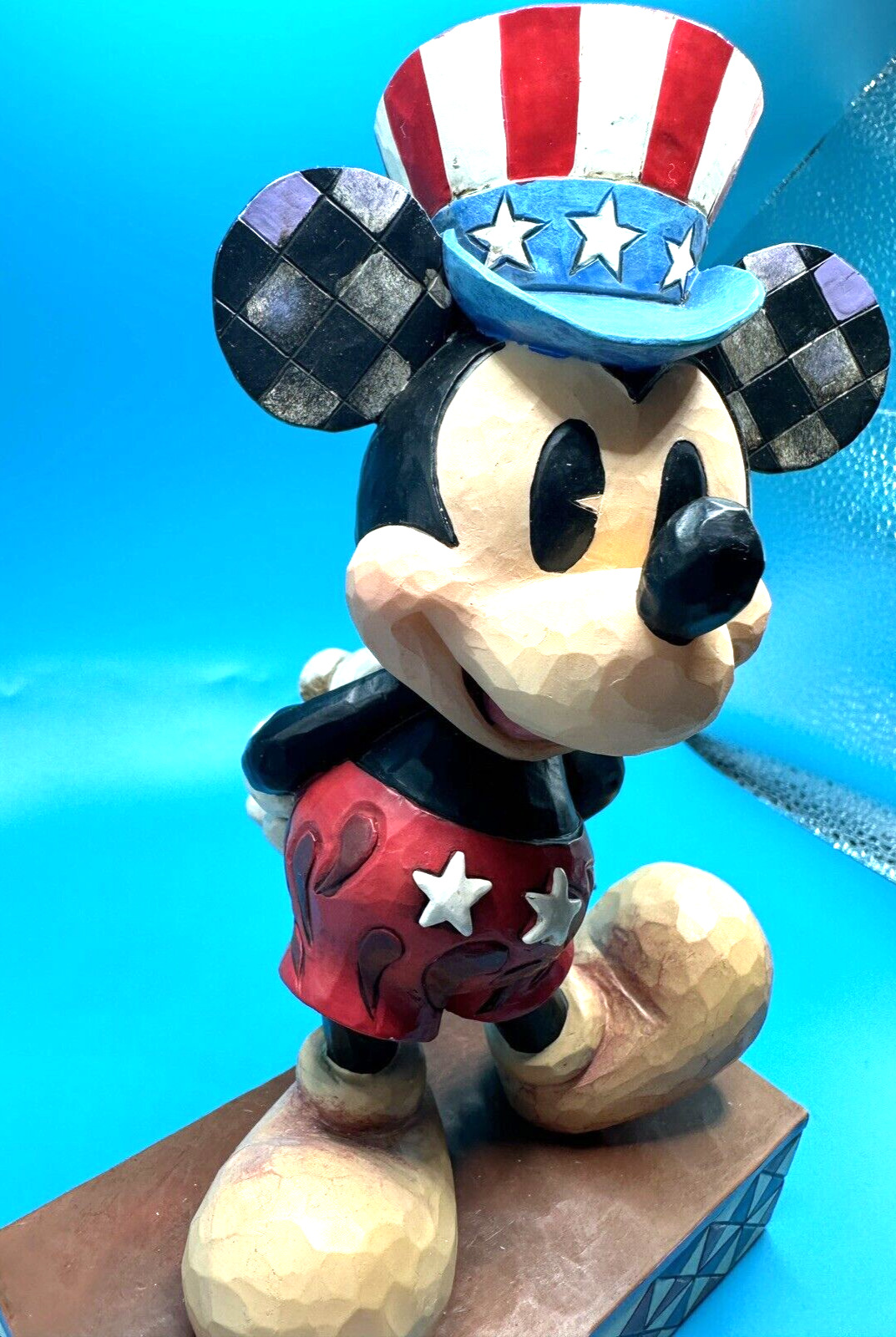 Jim Shore Disney Showcase  Patriotic 4th July Mickey Star Spangled Mouse