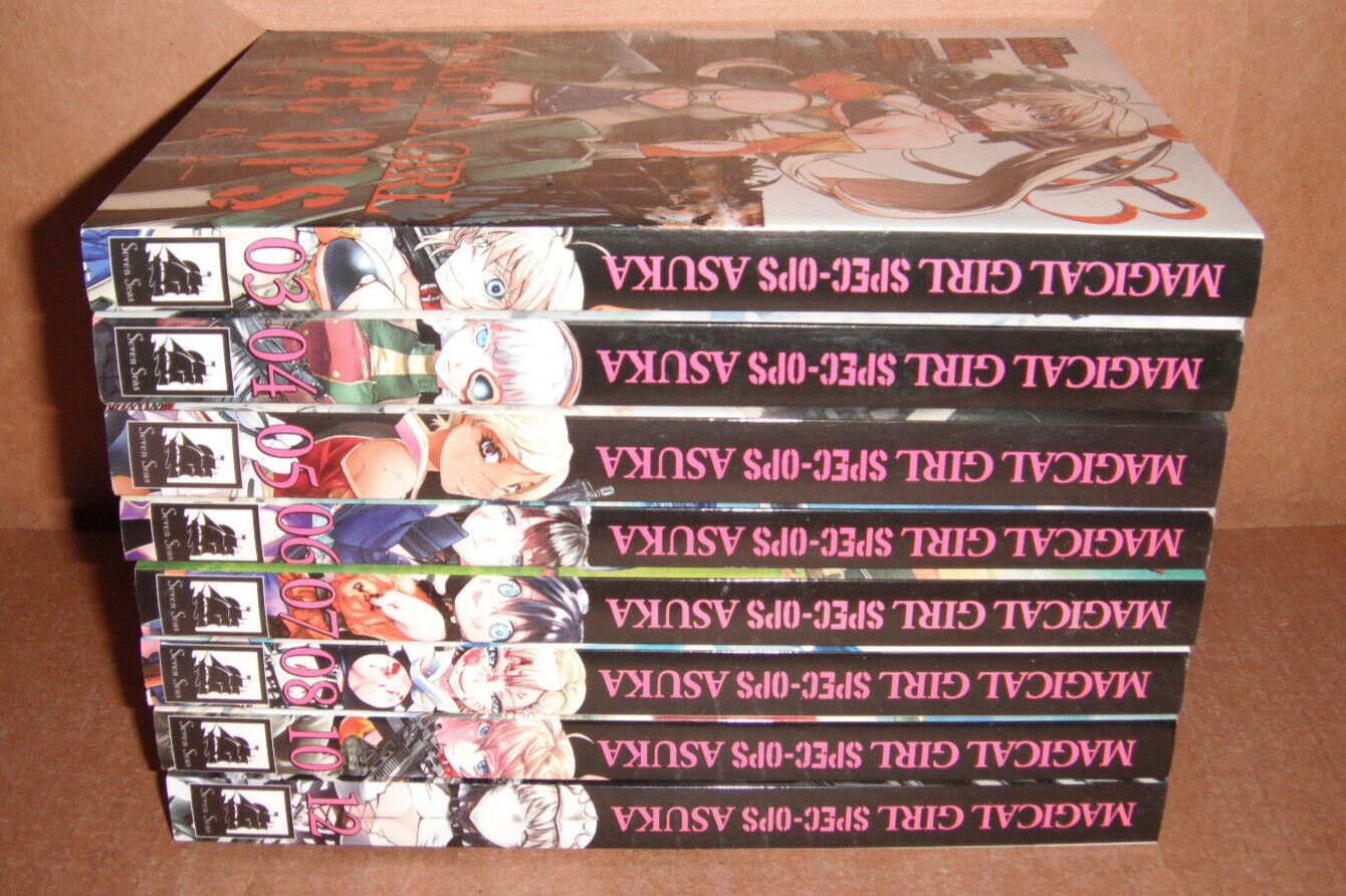 Magical Girl Spec-Ops Asuka Vol. 3,4,5,6,7,8,10,12 Manga English