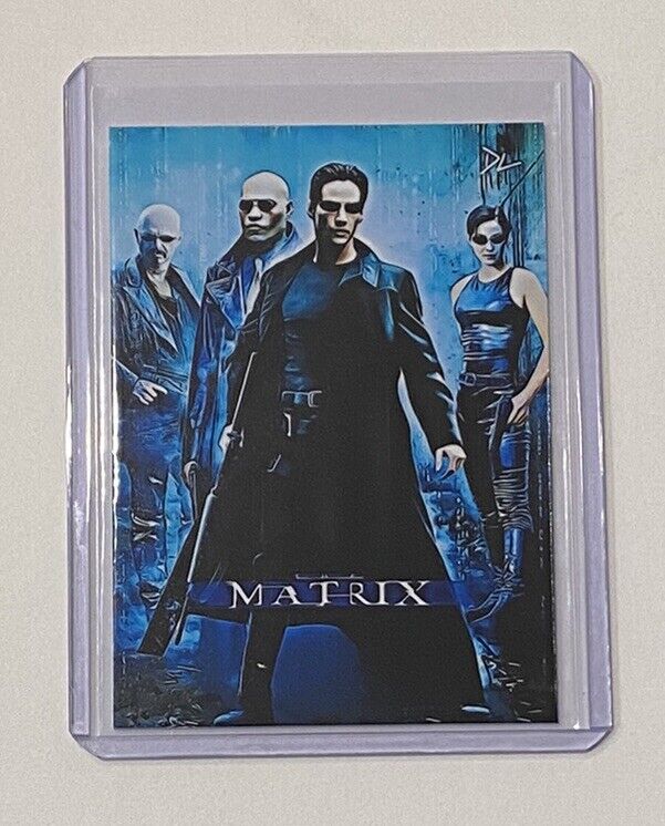 The Matrix Limited Edition Artist Signed Keanu Reeves Trading Card 2/10