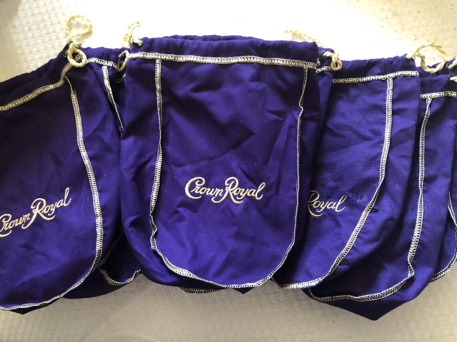Crown Royal Bags Lot of 10 (5 Lots available: total available 50)
