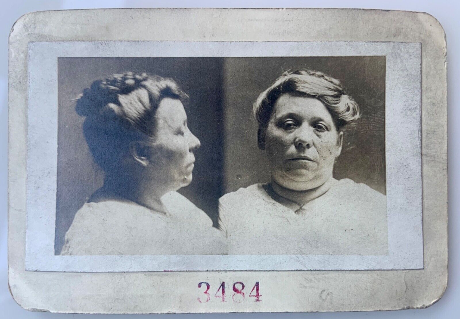 Criminal Mugshot, Female (RARE) 1911