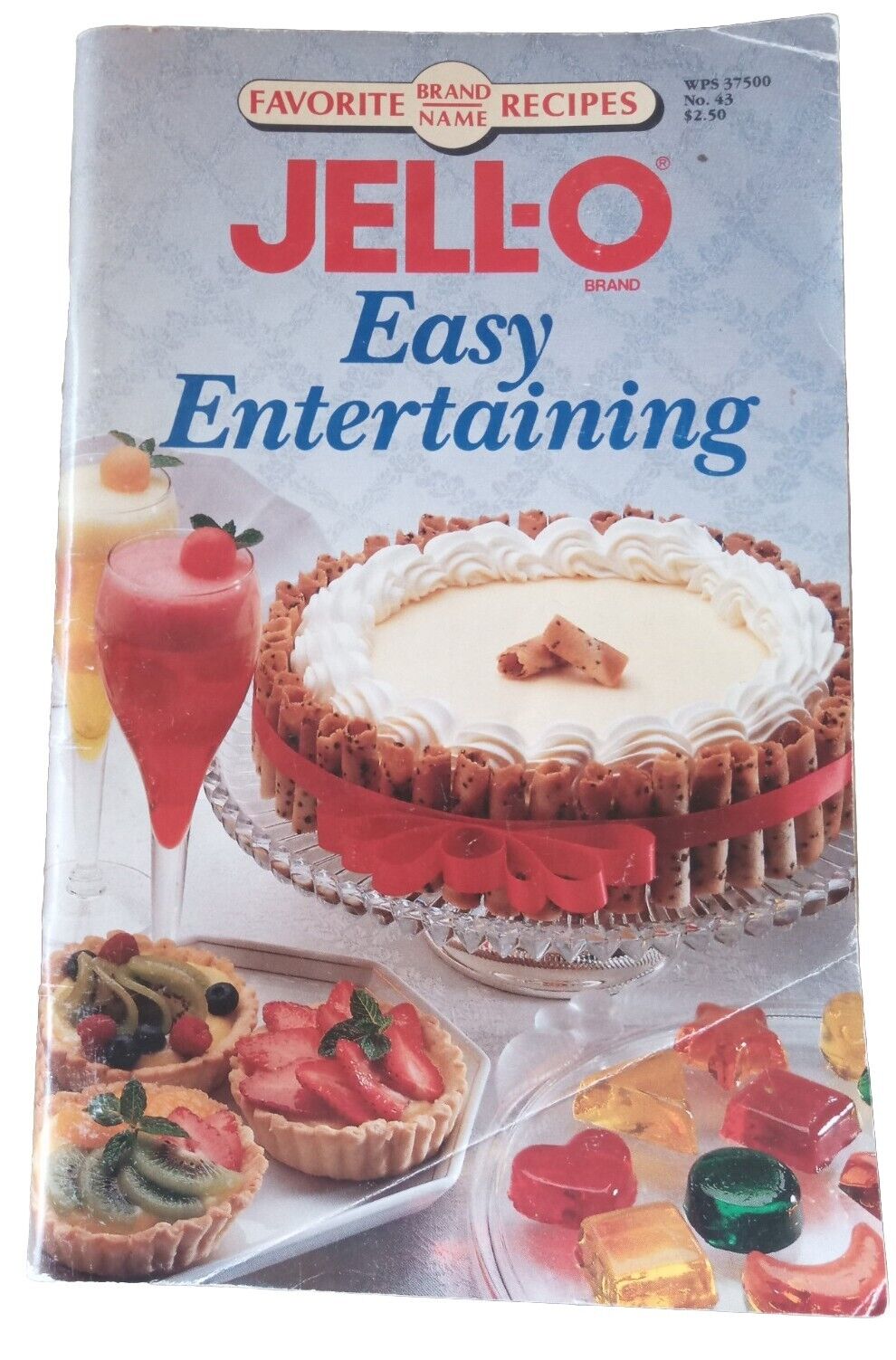 1992 Jell-O Easy Entertaining Favorite Brand Name Recipes Cookbook 