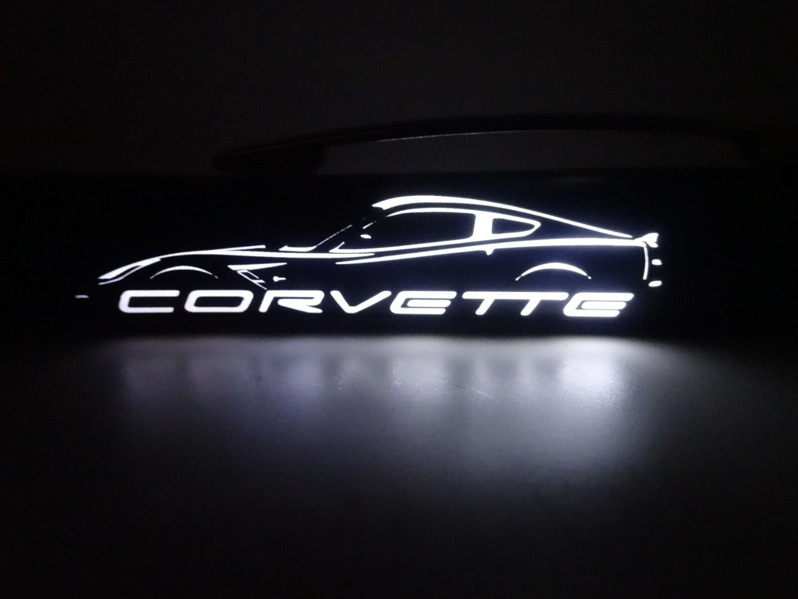 Lighted corvette car ink pen