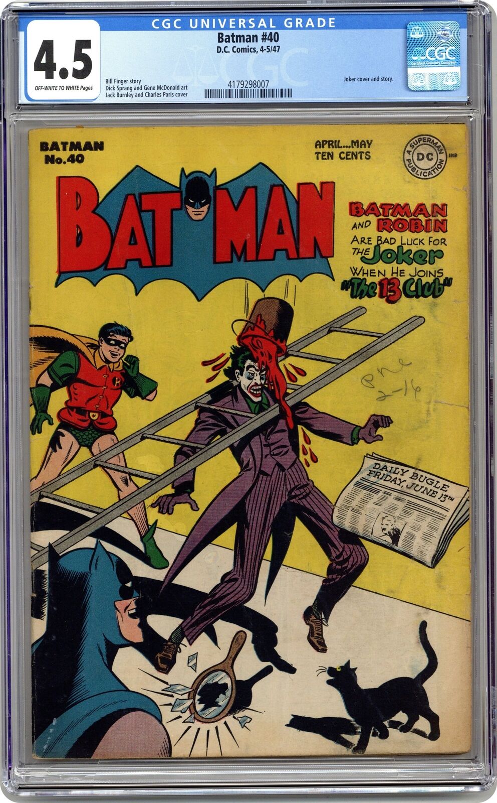 Batman #40 CGC 4.5 1947 4179298007