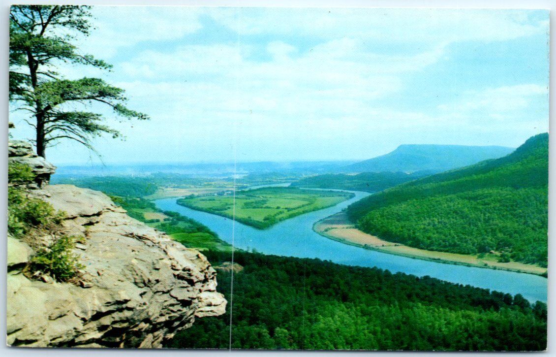 Postcard -  View from Signal Mountain - Chattanooga, Tennessee
