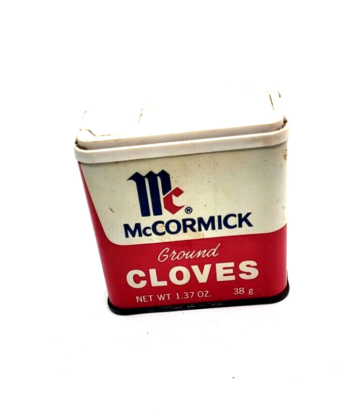 Vintage McCormick Ground Cloves Tin